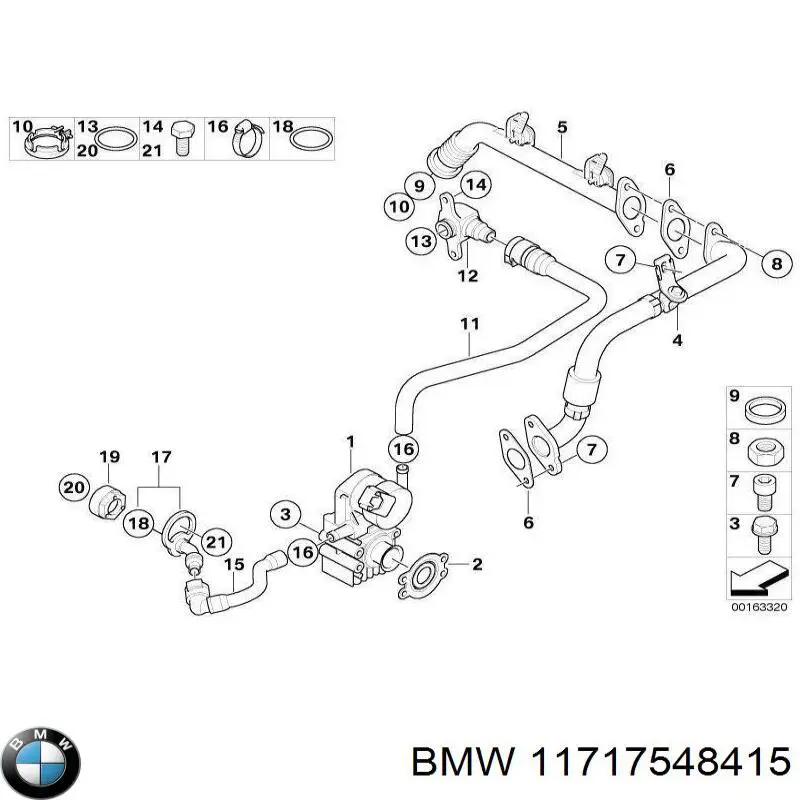 EG10643-12B1 Delphi válvula, agr