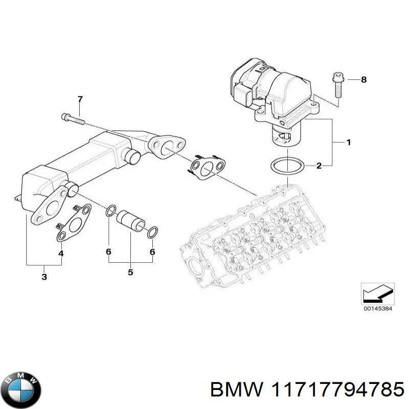 Comprar A0219972345 Mercedes Junta de válvula EGR