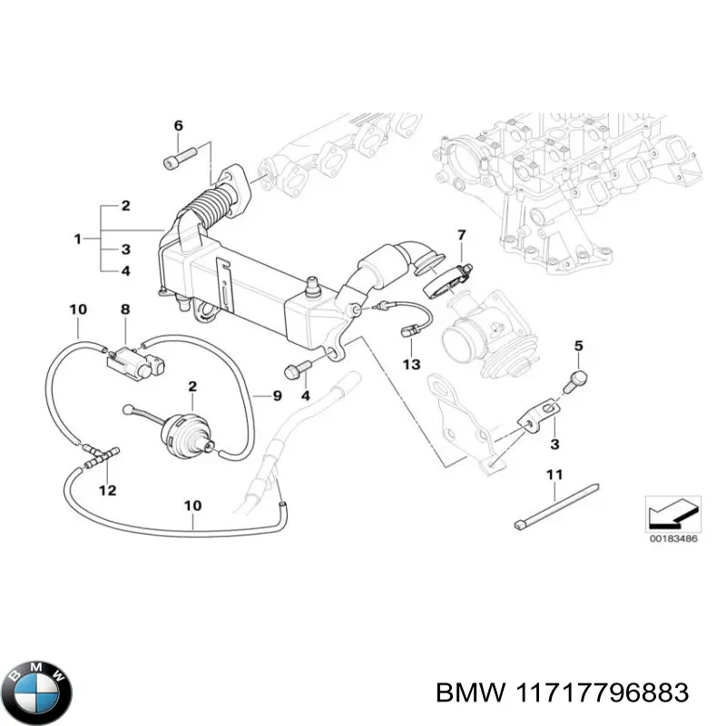  BMW 11717796883 precio, desde 99,85 EUR