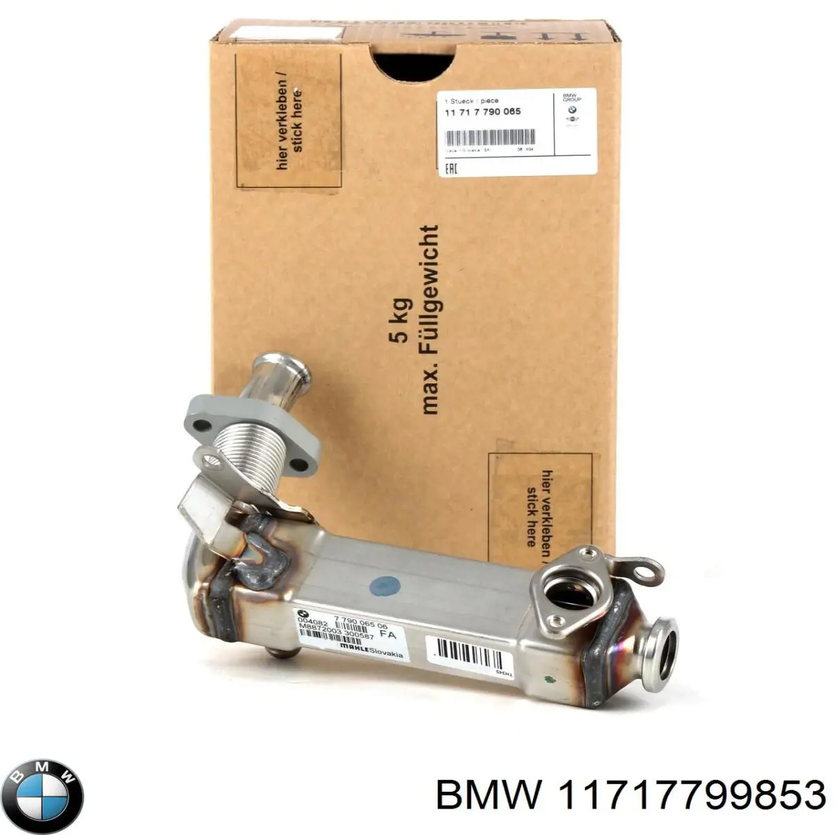 Enfriador de recirculación de gases de escape EGR 11717799853 BMW