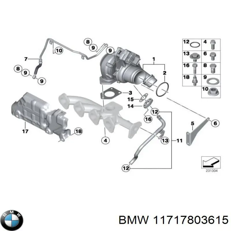  BMW 11717803615 precio, desde 47,22 EUR