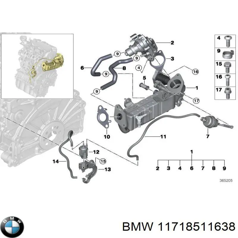 Comprar 11718511638 BMW 