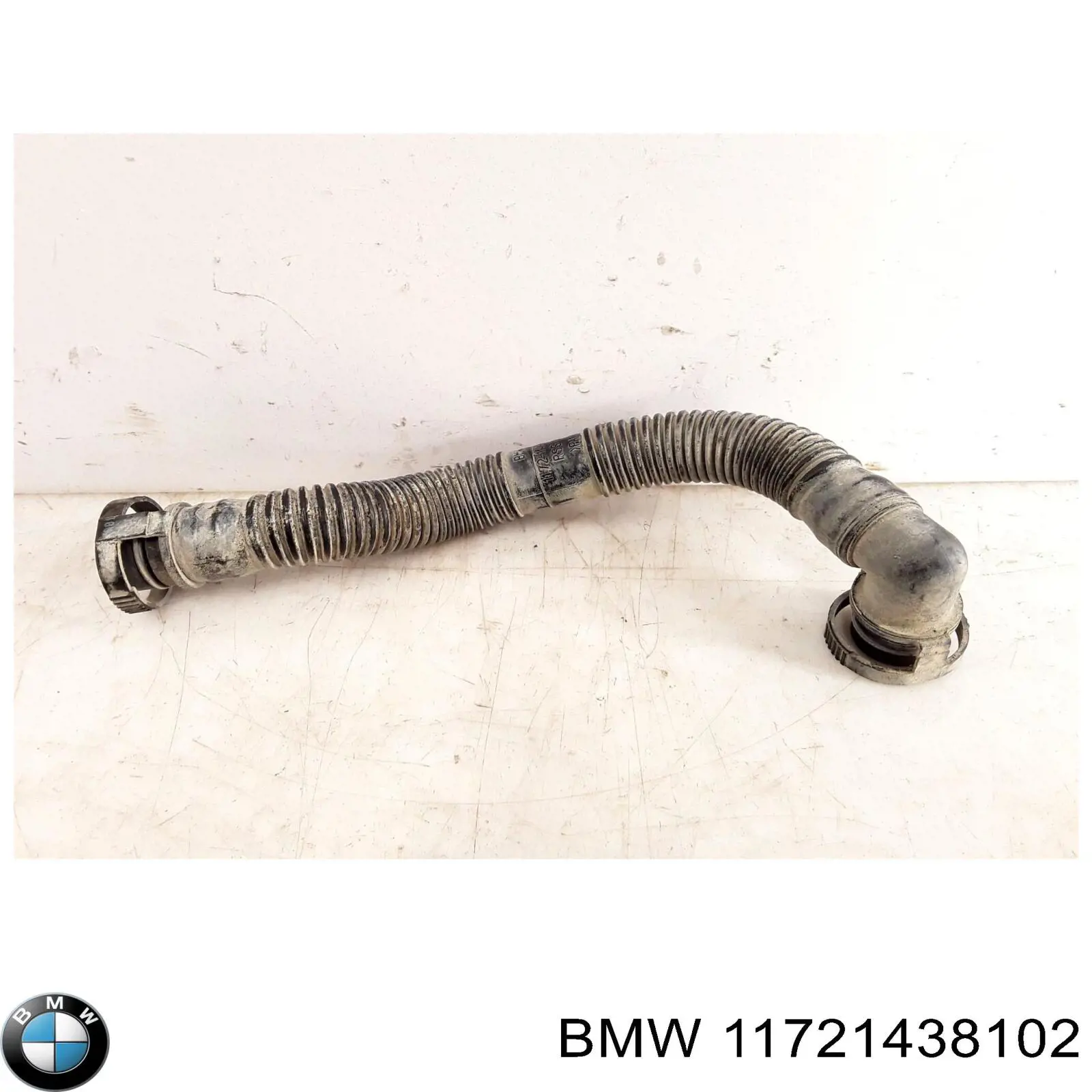 11721438102 BMW tubo de ventilacion del carter (separador de aceite)