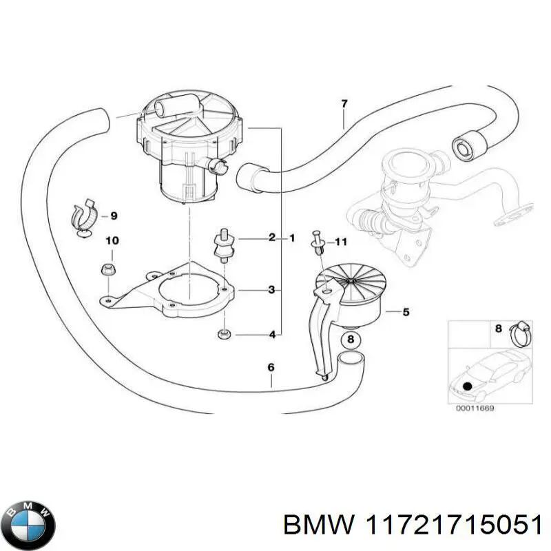  BMW 11721715051 precio, desde 49,37 EUR