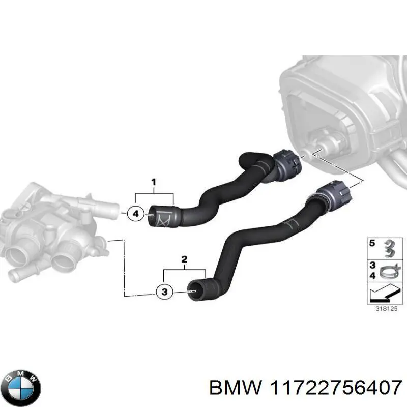  BMW 11722756407 precio, desde 4,20 EUR