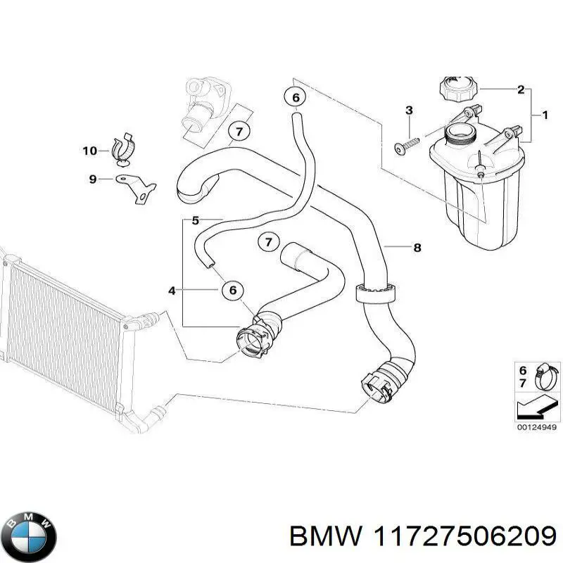 11727506209 BMW bomba de aire