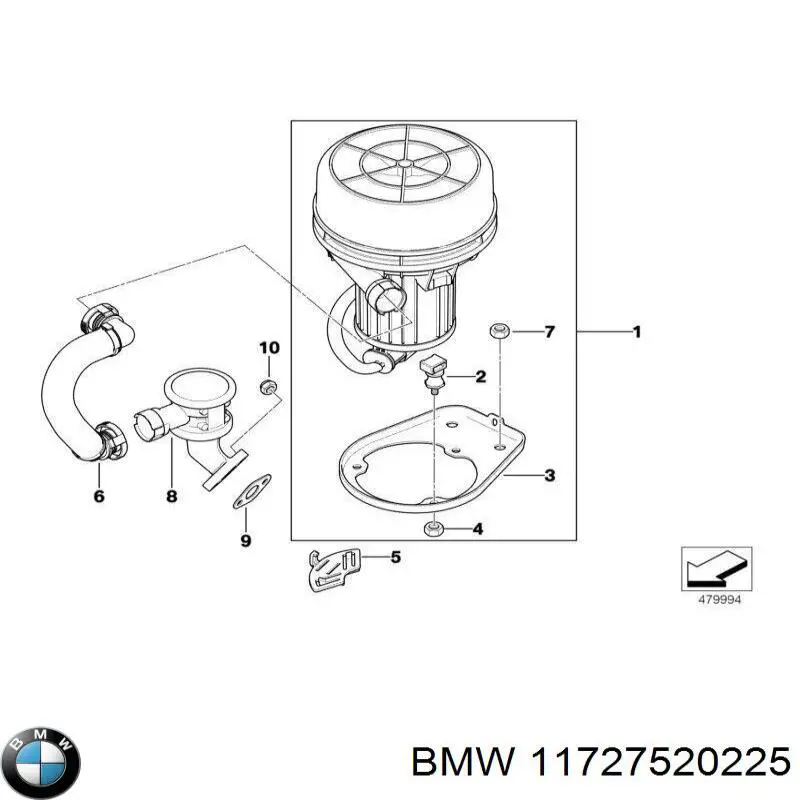 Bomba de aire BMW 11727520225 precio, desde 427,01 EUR