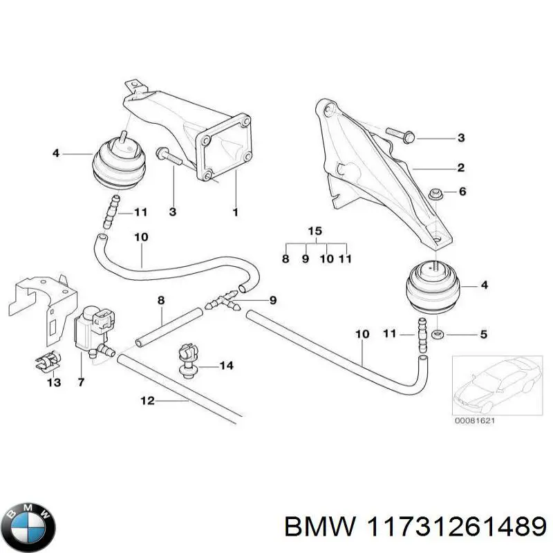  BMW 11731261489 precio, desde 8,98 EUR