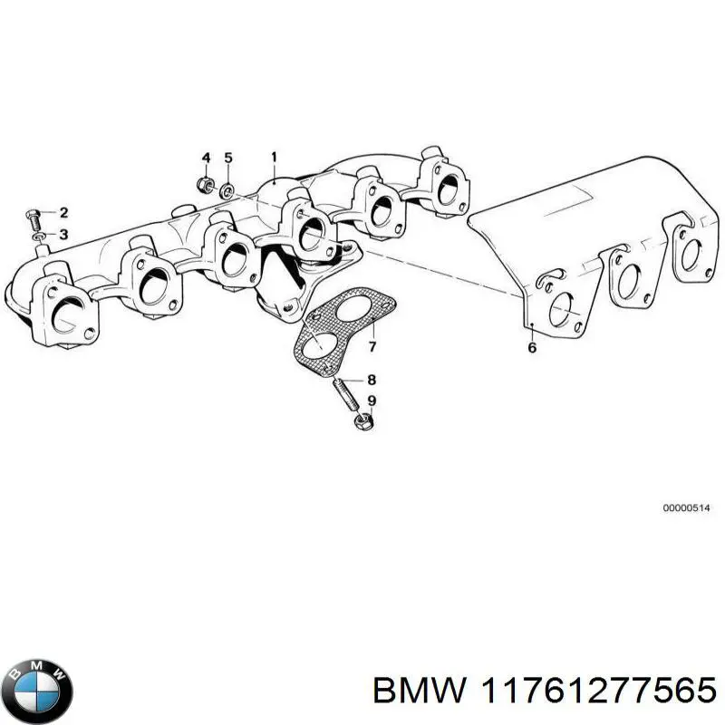 Sensor de oxígeno BMW 11761277565