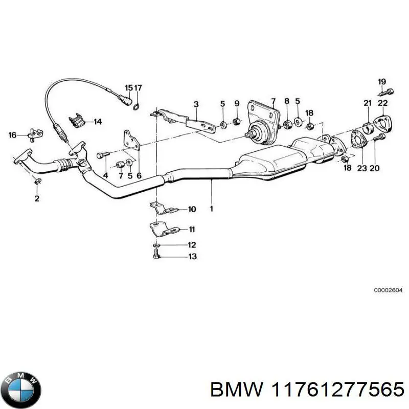 Sonda de oxígeno BMW 11761277565 precio, desde 45,01 EUR