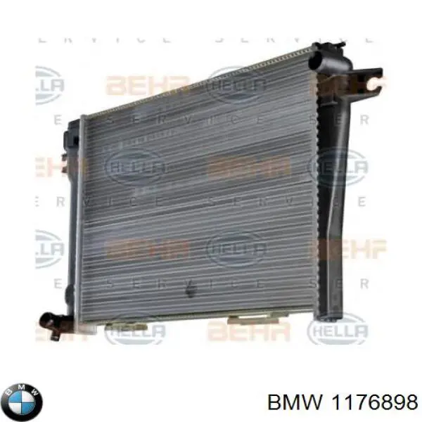 1176898 BMW radiador refrigeración del motor