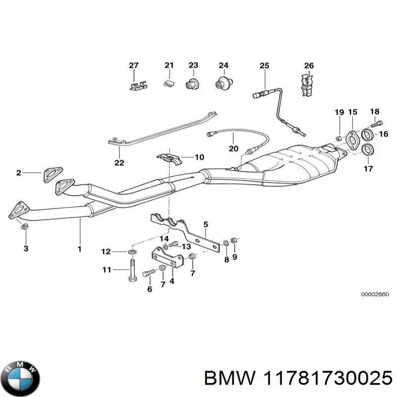 11781730025 BMW sonda lambda