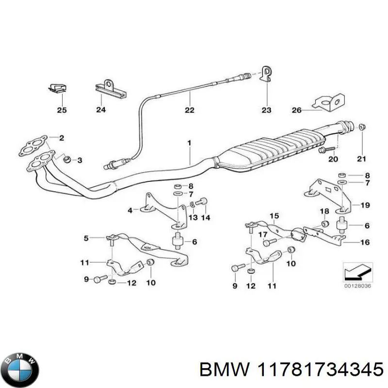 Sonda de oxígeno BMW 11781734345 precio, desde 47,92 EUR