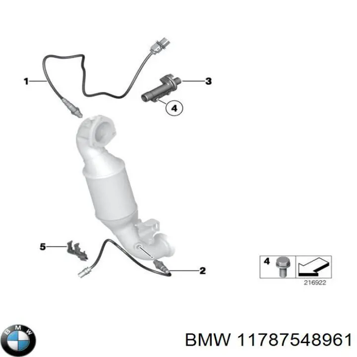 Sonda lambda de oxígeno posterior al catalizador BMW 11787548961 precio, desde 64,36 EUR