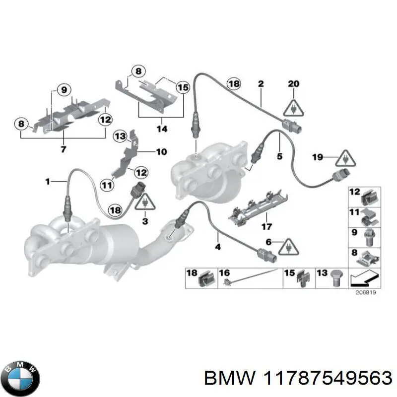  BMW 11787549563 precio, desde 2,06 EUR