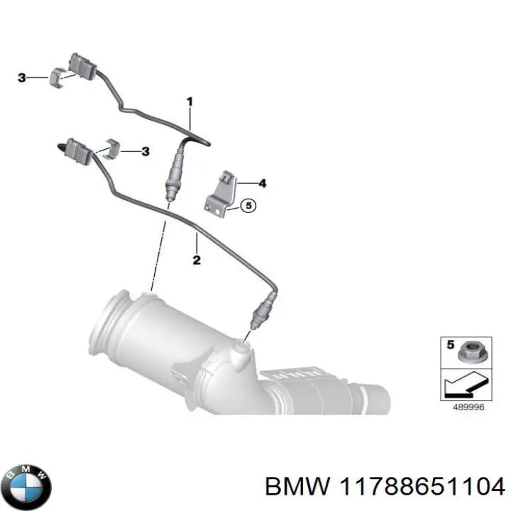 11788651104 BMW Sonda lambda (NOx, O2)