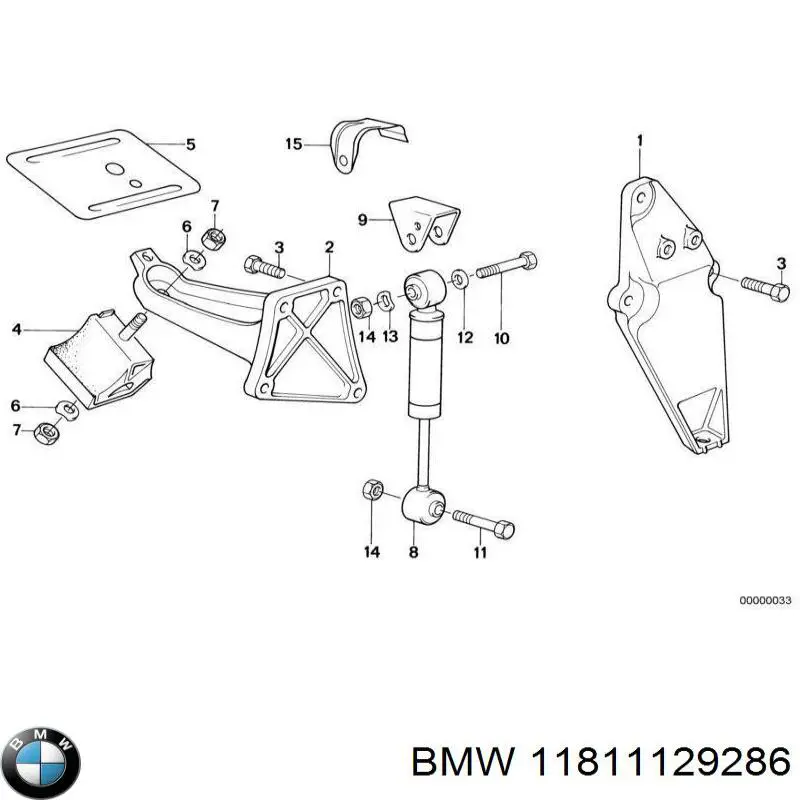 Comprar 11811129286 BMW Soporte de motor, Izquierda / Derecha