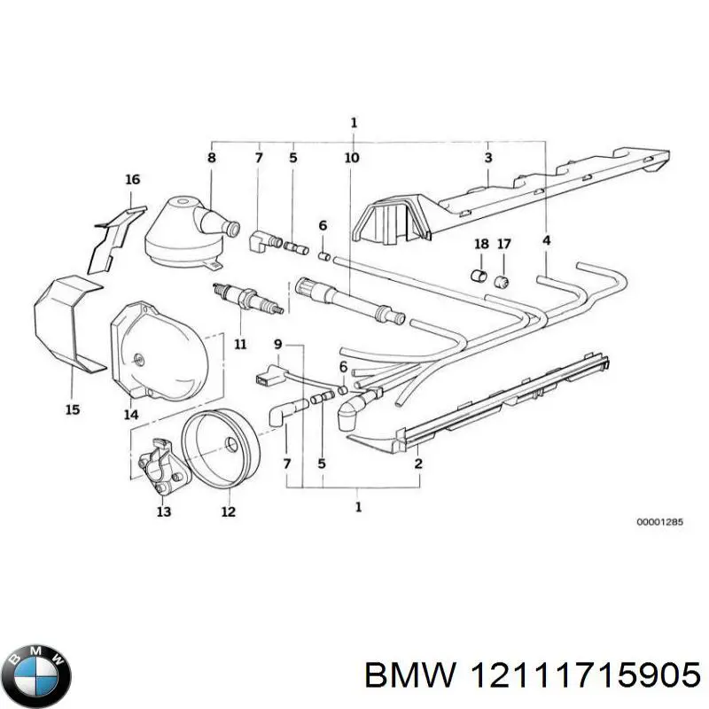 Tapa de distribuidor de encendido BMW 12111715905 precio, desde 40,50 EUR