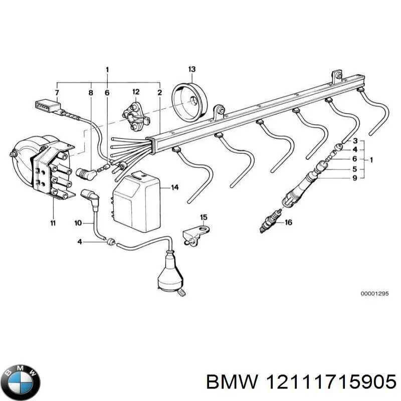 12111715905 BMW tapa de distribuidor de encendido