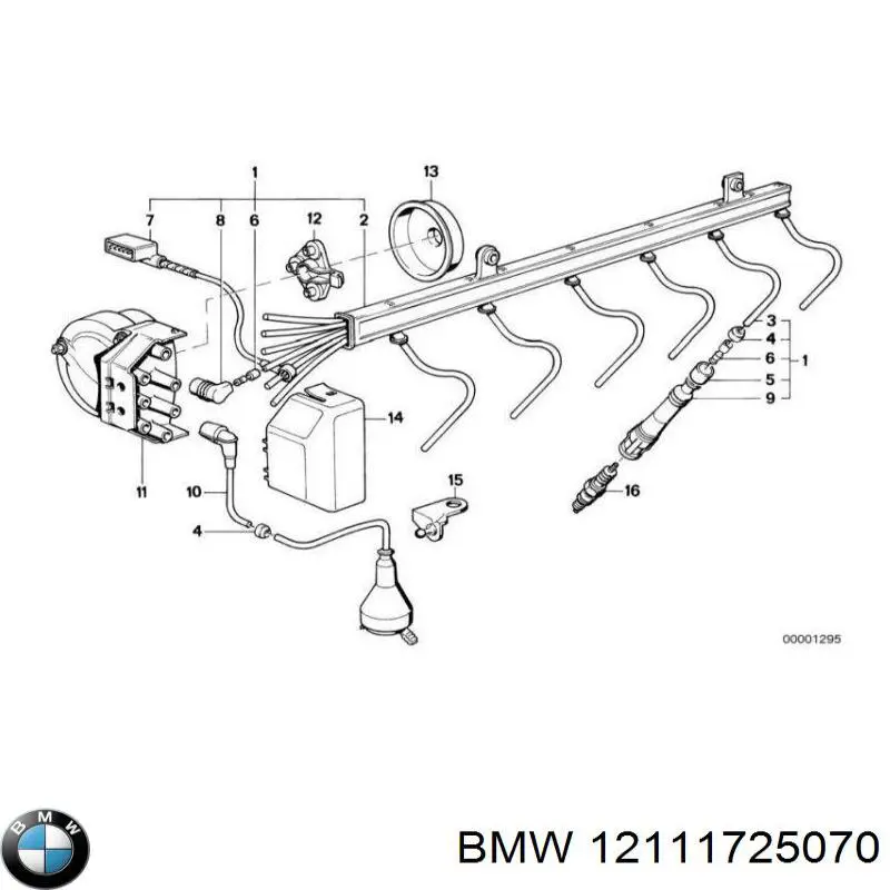 12111725070 BMW tapa de distribuidor de encendido