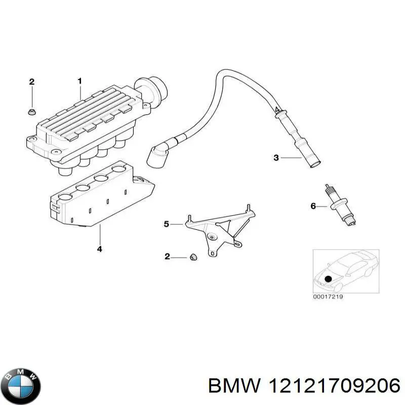 Juego de cables de bujias BMW 12121709206 precio, desde 53,20 EUR