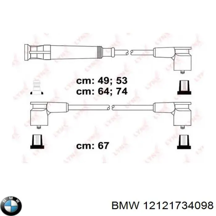 Comprar 12121734098 BMW Cable de bujía
