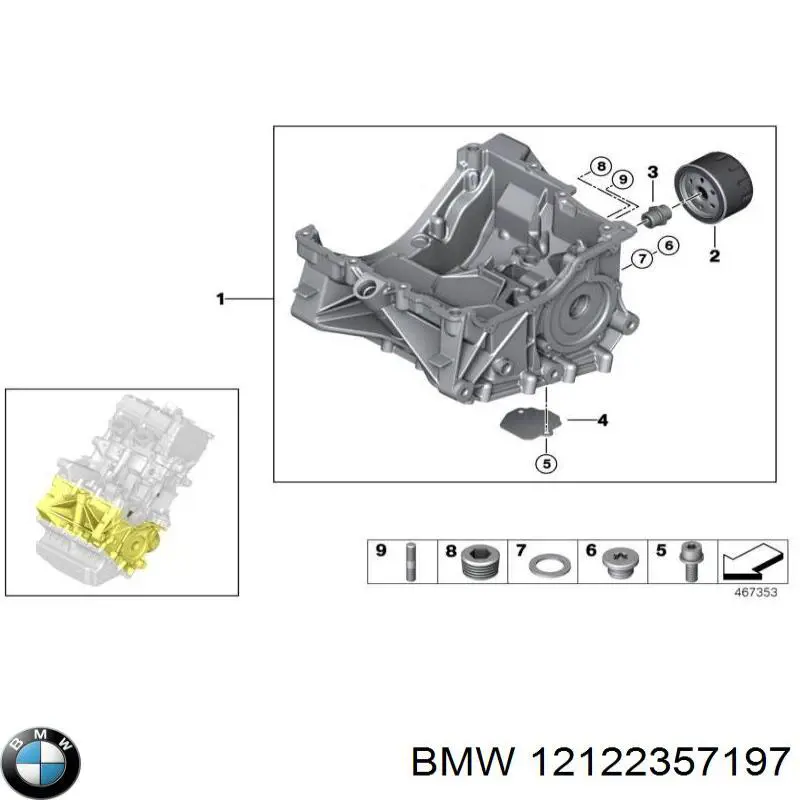 12122357197 BMW Bujía de ignición