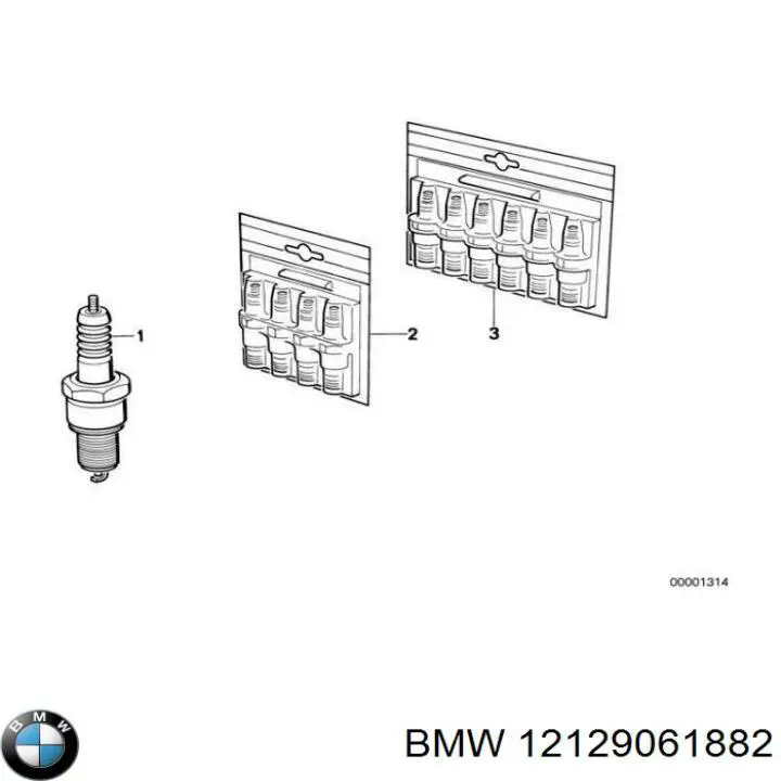 12129061882 BMW Bujía de ignición