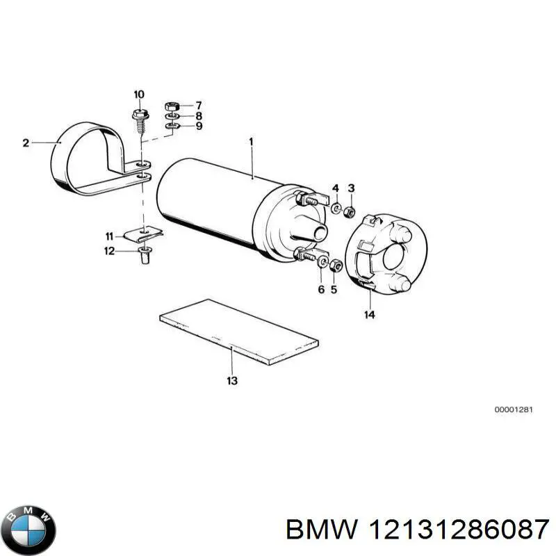 12131286087 BMW bobina