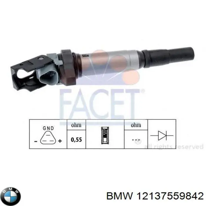 Comprar 12137559842 BMW Bobina