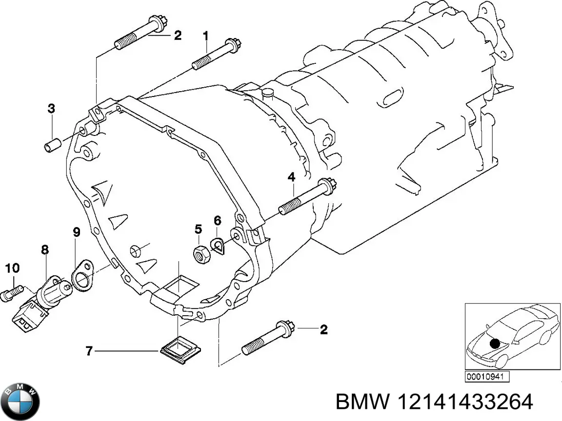 Generador de impulsos, cigüeñal  BMW 12141433264 precio, desde 26,14 EUR