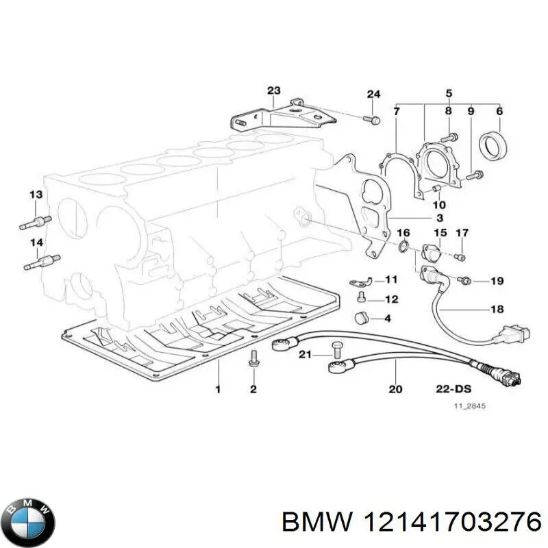 12141703276 BMW sensor de detonacion