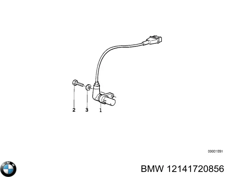 12141720856 BMW sensor de cigüeñal