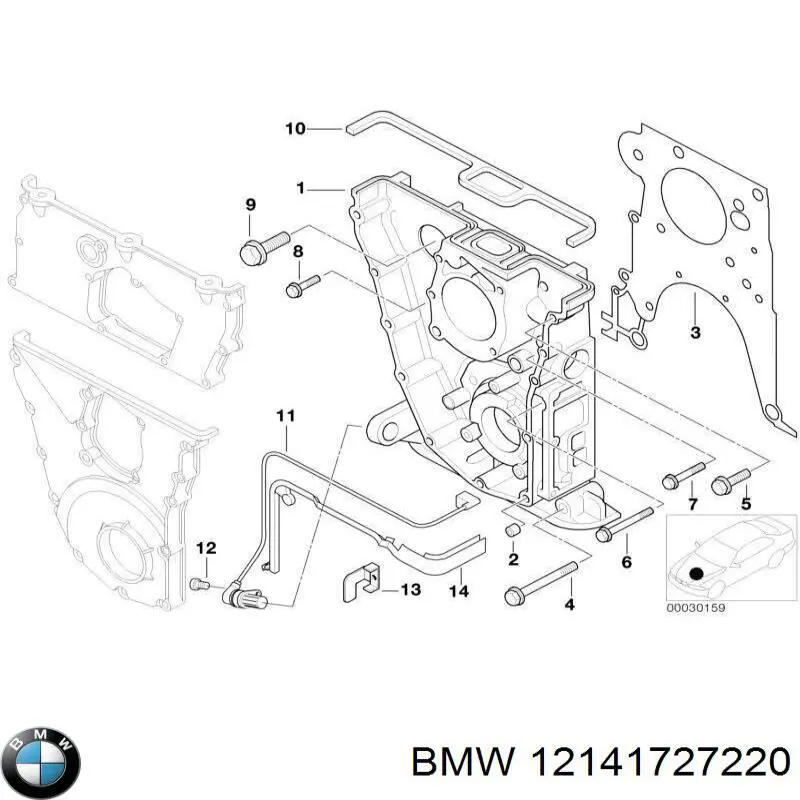  BMW 12141727220