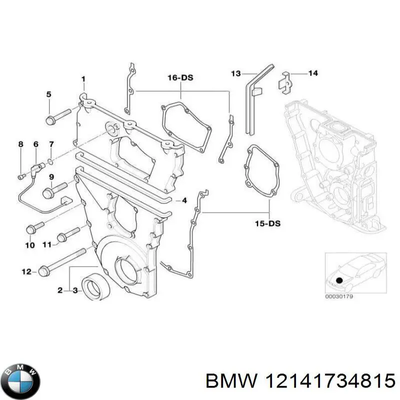 12141734815 BMW sensor de posición del árbol de levas