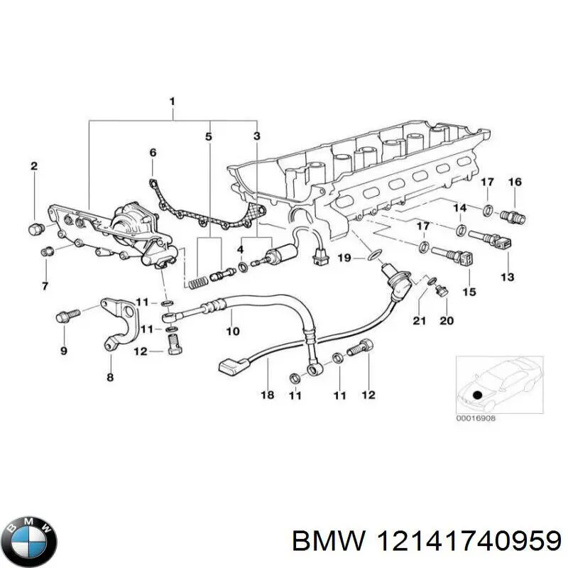 Comprar 12141740959 BMW Sensor de posición del árbol de levas