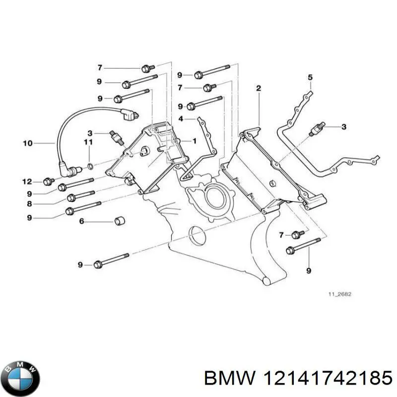 Sensor de levas BMW 12141742185