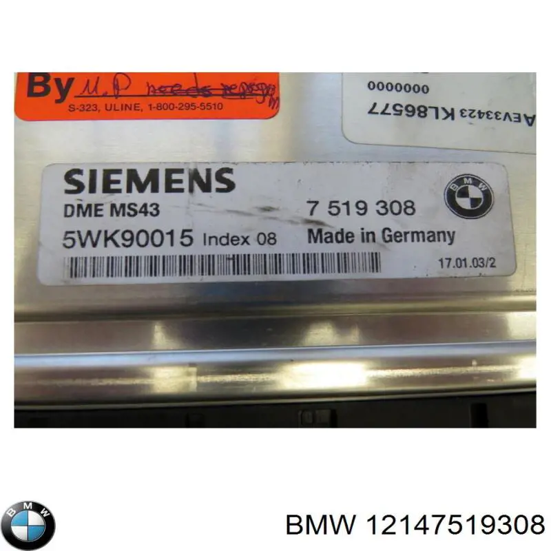 12147519308 BMW módulo de control del motor (ecu)
