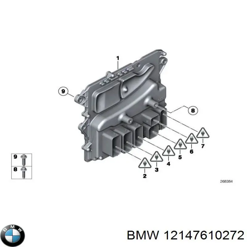 12147610272 BMW módulo de control del motor (ecu)