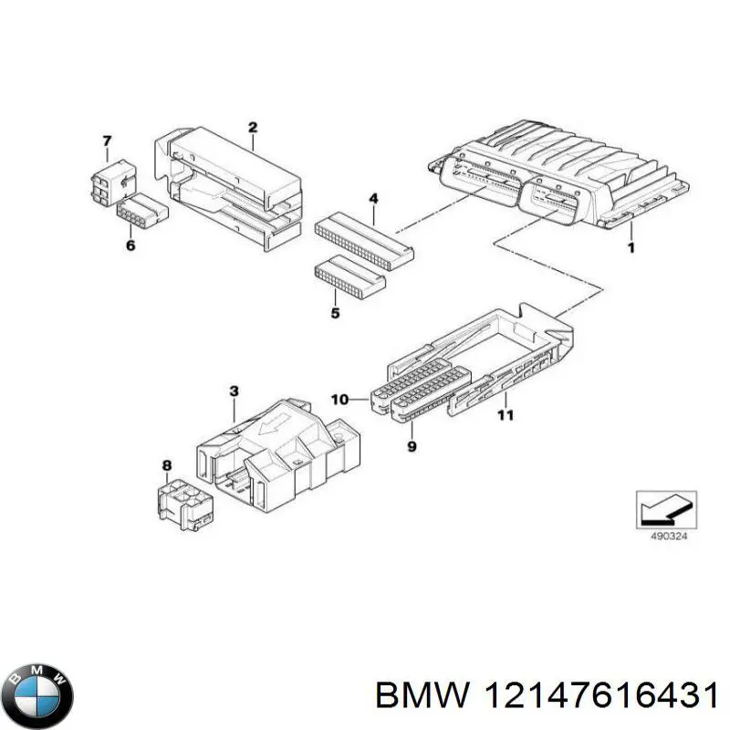 Unidad de control del motor  BMW 12147602118 precio, desde 1273,69 EUR