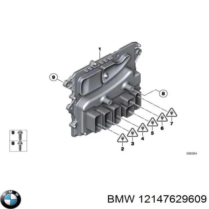 12147629609 BMW módulo de control del motor (ecu)