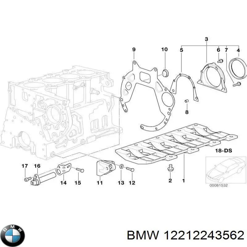 Relé de bujía de precalentamiento BMW 5 E34