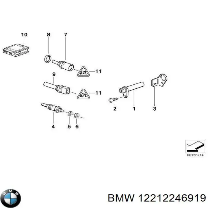 Comprar 12212246919 BMW Caja precalentamiento bujias