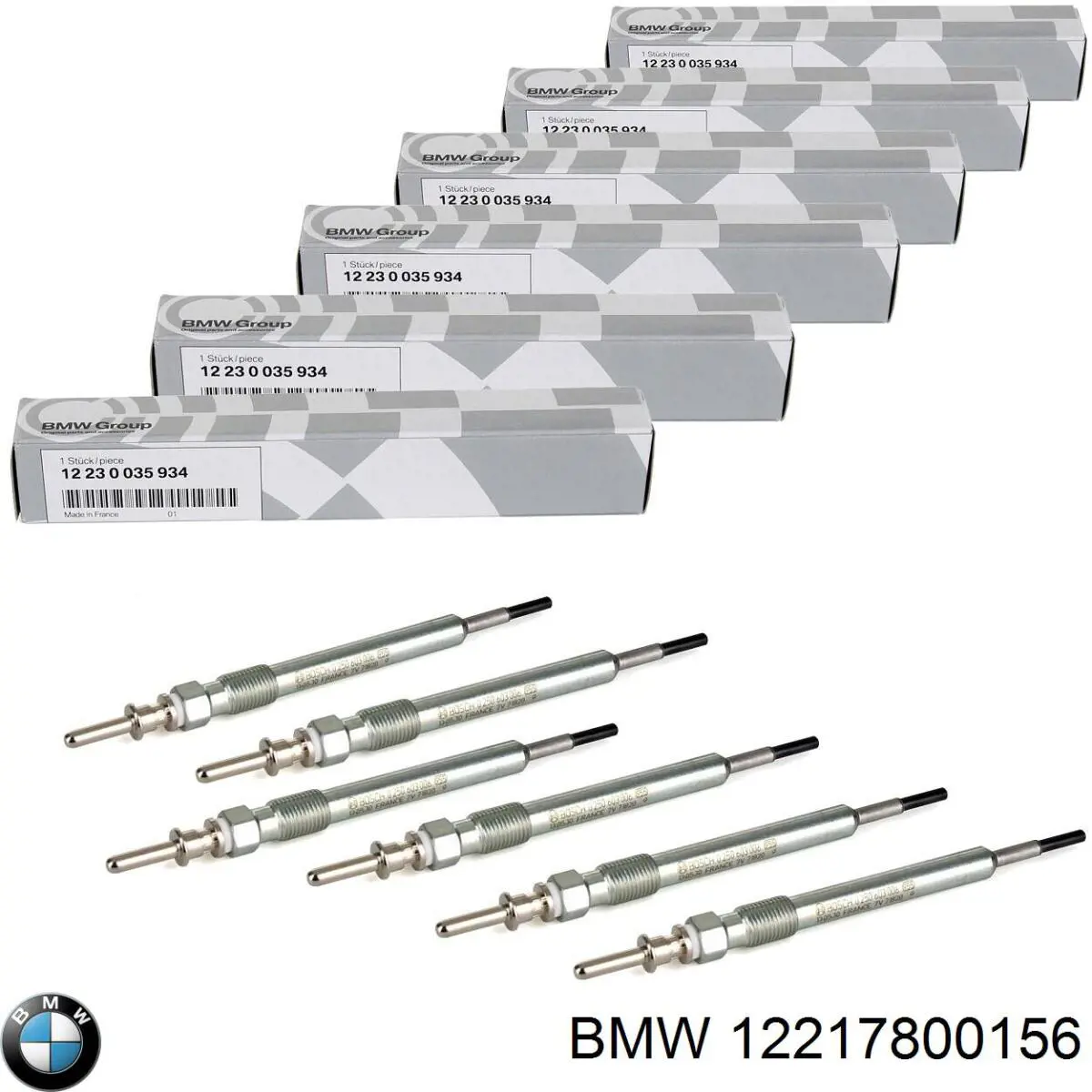 Relé de precalentamiento BMW 12217800156