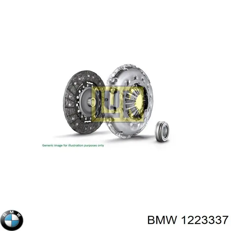 1223337 BMW kit de embrague (3 partes)