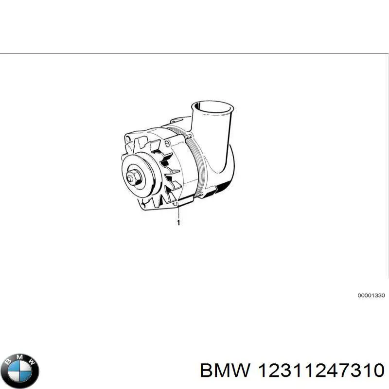 Alternador del motor BMW 1247310 precio, desde 63,89 EUR