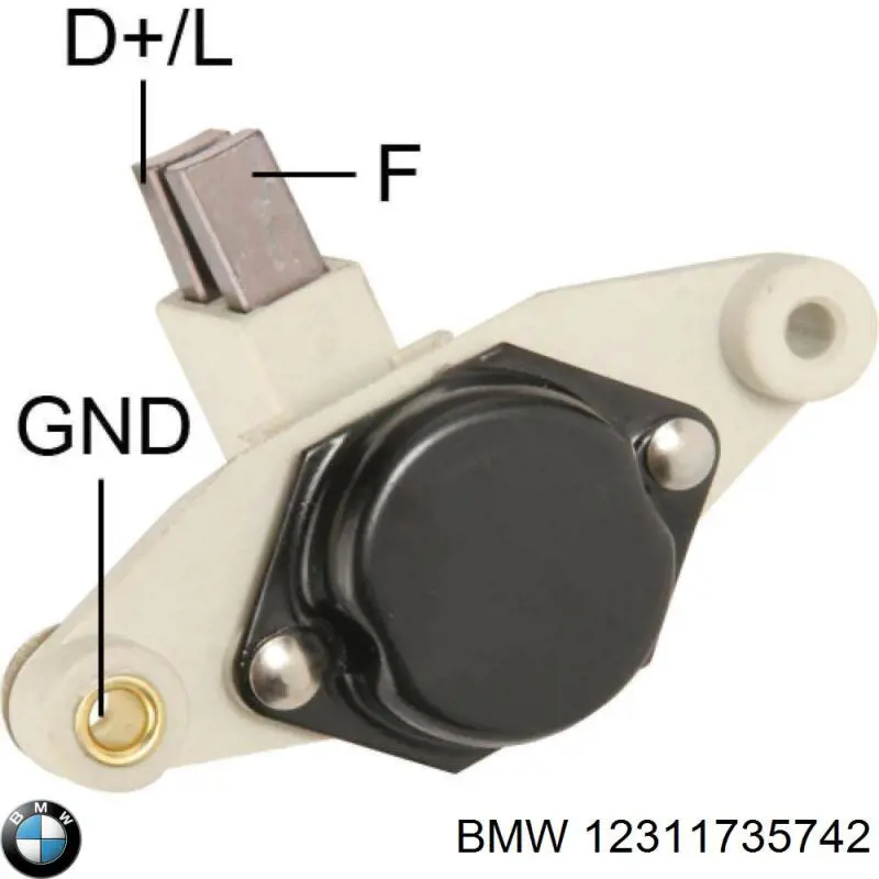 Regulador De Rele Del Generador (Rele De Carga) BMW 12311735742