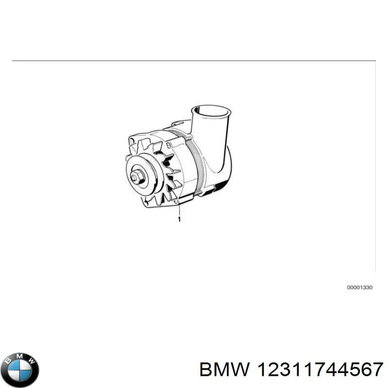 12311744567 BMW alternador