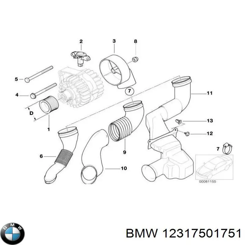 12317501751 BMW 