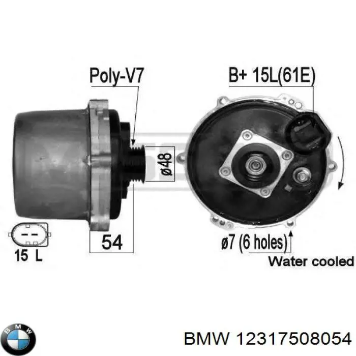 Generador BMW 12317508054